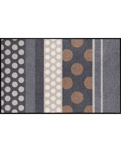 Fußmatte Glamour Dots grau 75x120cm