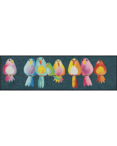 Fußmatte Rainbow Birds 30x100cm