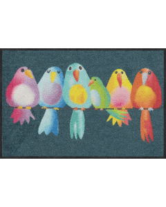 Fußmatte Rainbow Birds 50x75cm