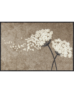 Fußmatte Wishfull Blossom taupe 50x75cm