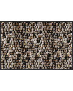 Fußmatte Marbel Dots taupe 50x75cm