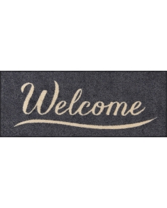 Fußmatte Simply Welcome grey 30x75cm