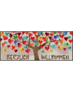 Fußmatte Herzbaum 30x75cm