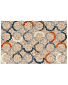 Fußmatte Bilbo blue-orange 50x75cm