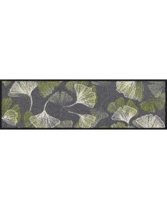 Fußmatte Gingko Allover grey 30x100cm