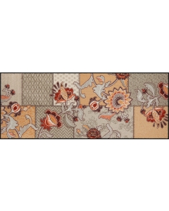 Fußmatte Bohemian Patch taupe 75x190cm