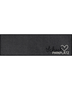 Fußmatte Schuhparkplatz pur silber 30x100cm