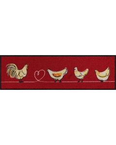 Fußmatte Chicken Walk 30x100cm